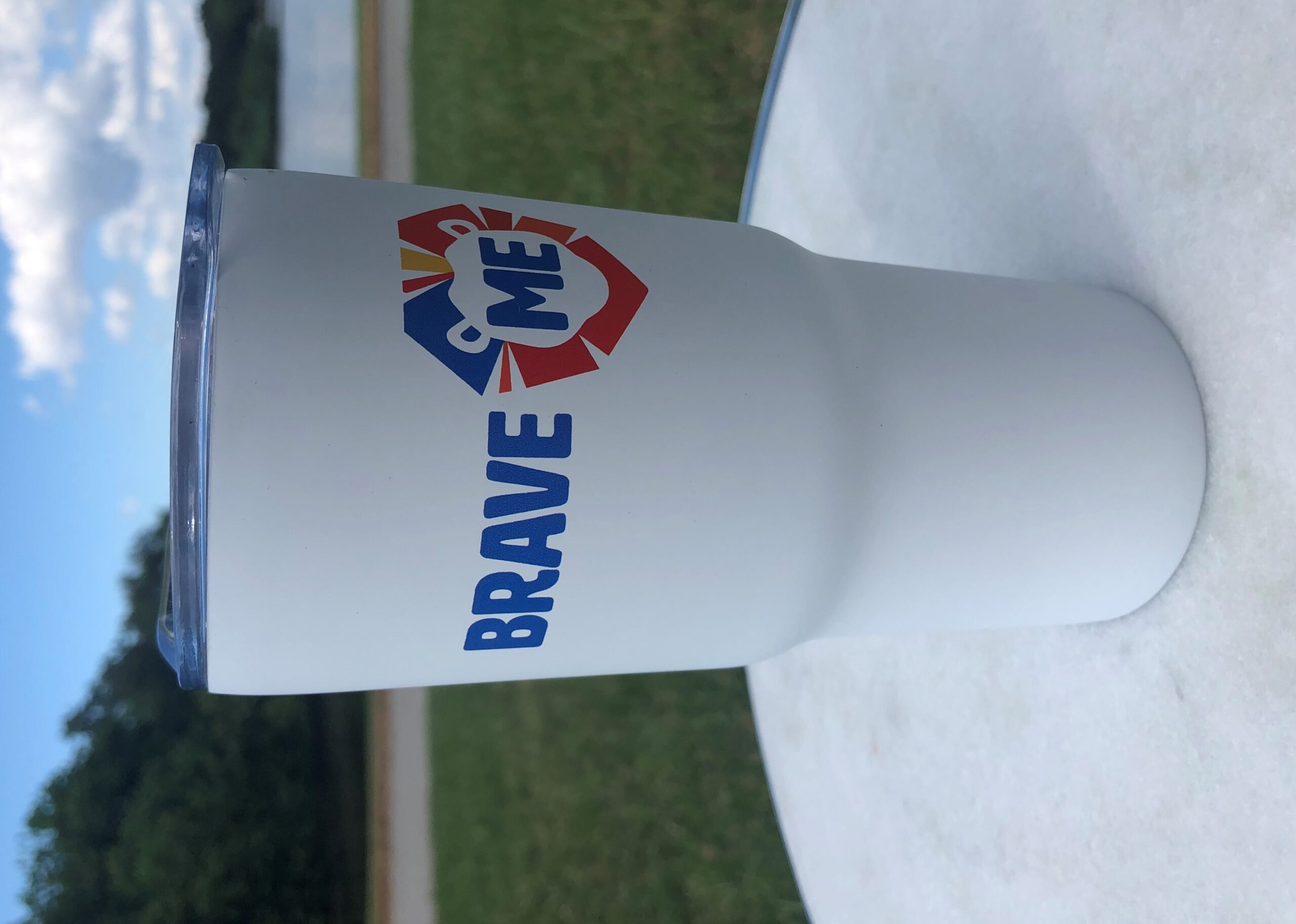 Brave Me Logo Stainless Steel Tumbler